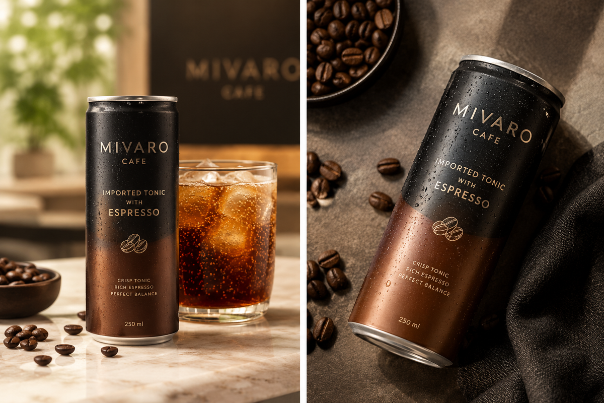 Imported tonic with espresso